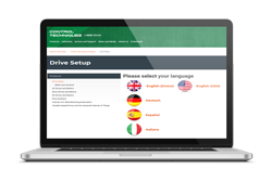 驱动器设置部分,用于逐步变速驱动器配置